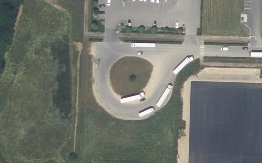 Vue aérienne du Allée des Châtaigniers