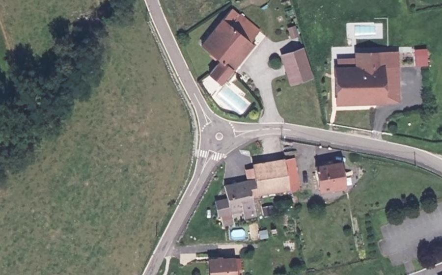 Vue aérienne du Rue du Château