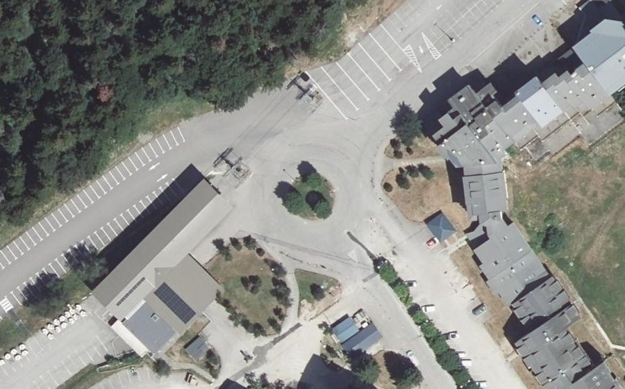 Vue aérienne du Rond-point anonyme n°91010800