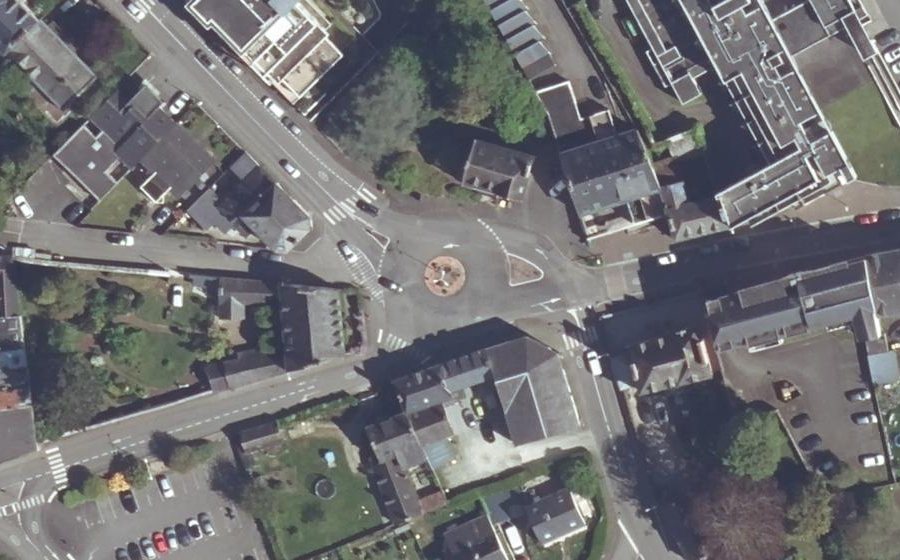 Vue aérienne du Rond-point anonyme n°91015971