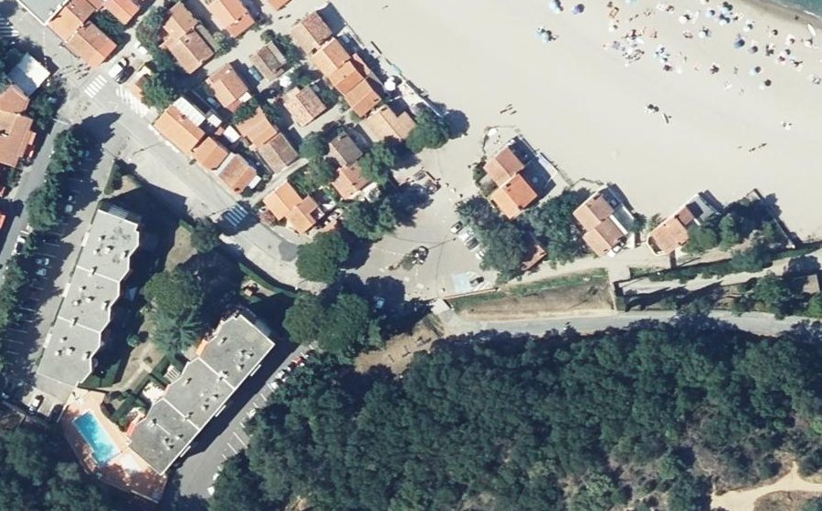 Vue aérienne du Plaça de les Granotes