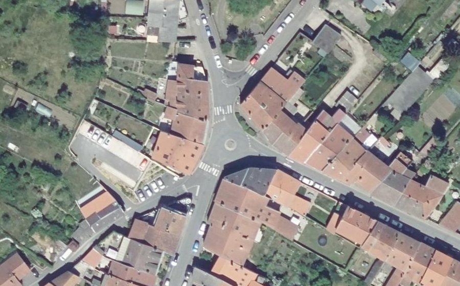 Vue aérienne de la Place de la République