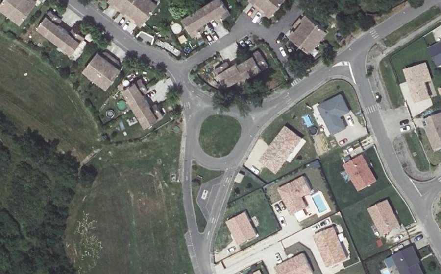 Vue aérienne du Rond-point anonyme n°914010200