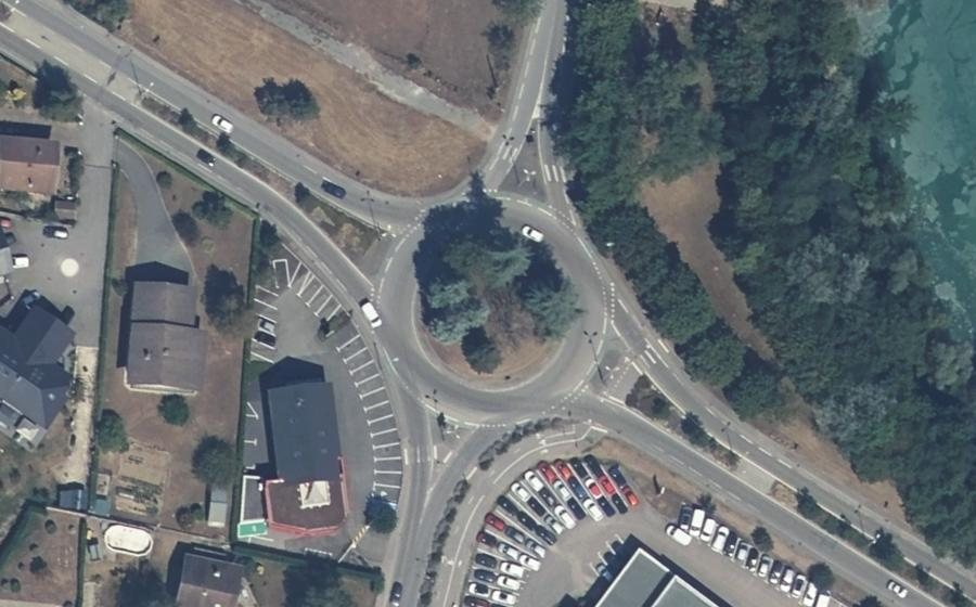 Vue aérienne du Avenue Jean Moulin