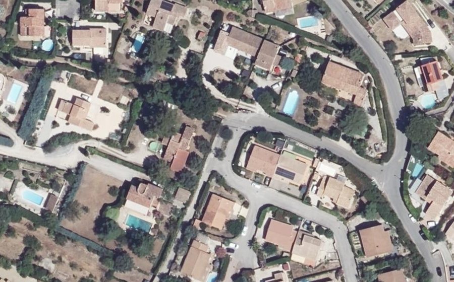 Vue aérienne du Chemin de Saint-Étienne