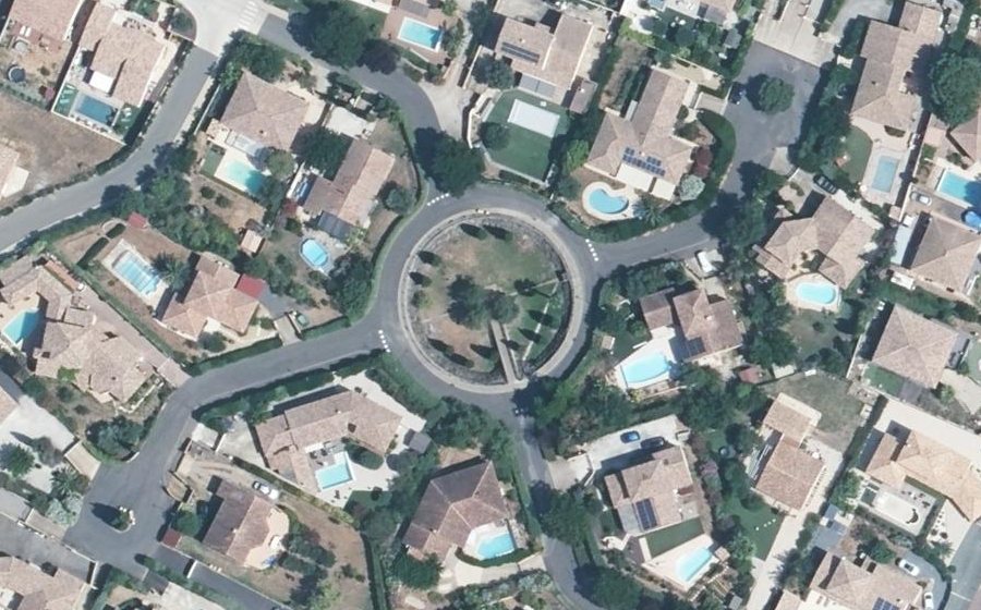 Vue aérienne du Lotissement Les Malauties