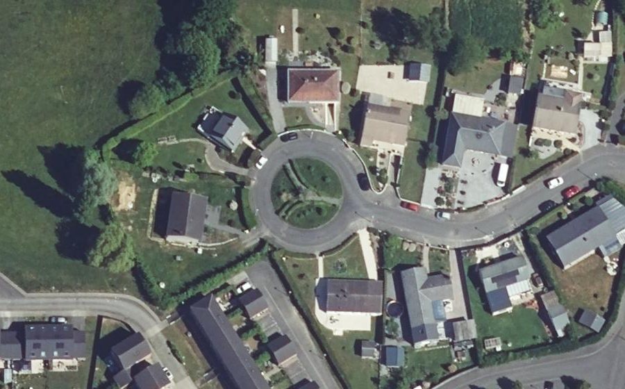 Vue aérienne du Rond-point anonyme n°91909001