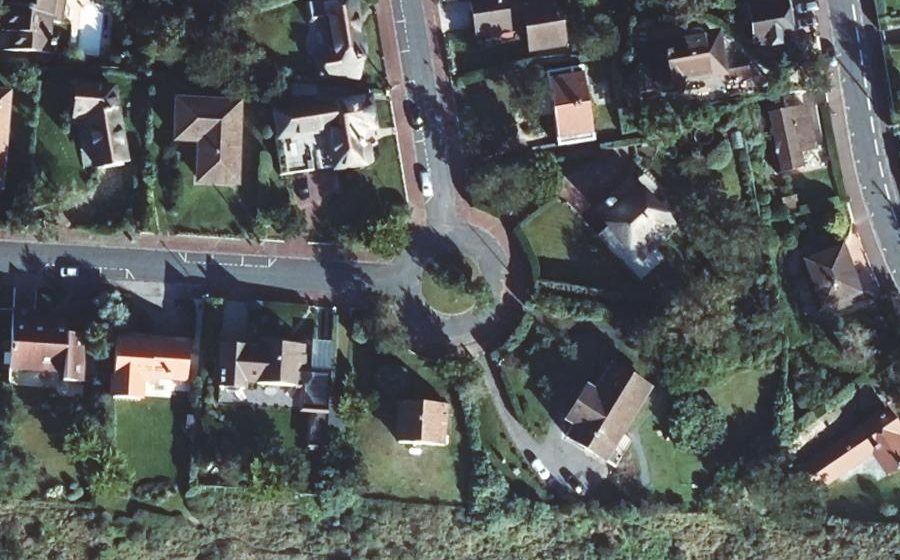Vue aérienne du Rond-point anonyme n°91916228