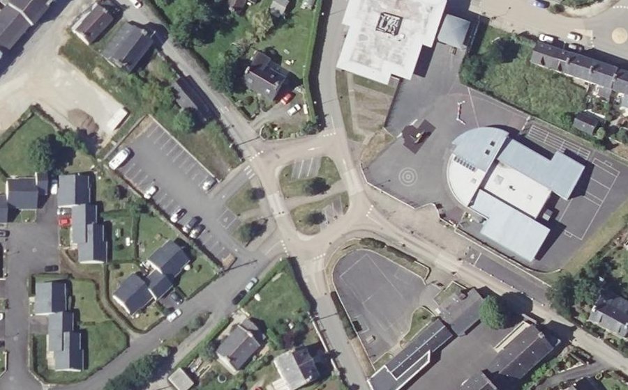 Vue aérienne du Rue des Daphnés