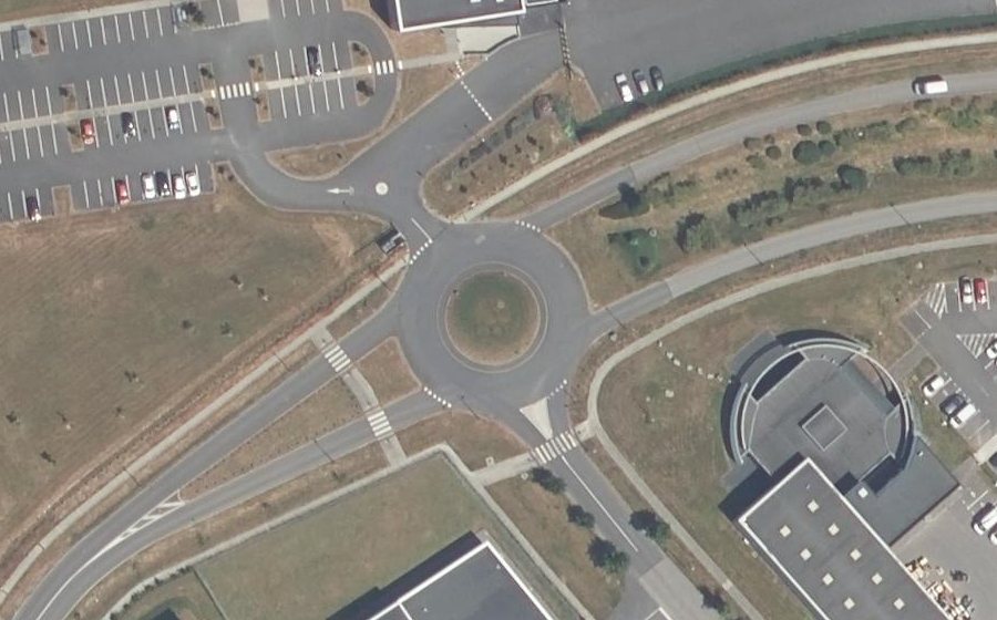 Vue aérienne du Boulevard Charles Cros