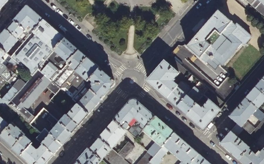 Vue aérienne du Rond-point anonyme n°921824999