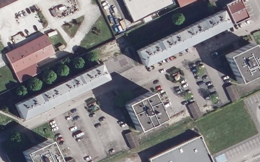 Vue aérienne du Rue de la Lisière