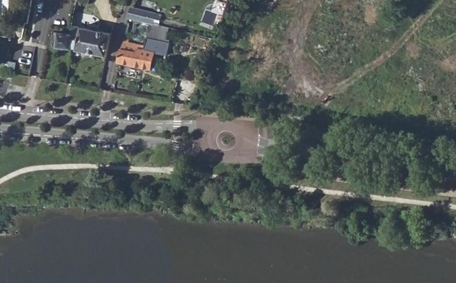 Vue aérienne du Quai Jean-Pierre-Fougerat