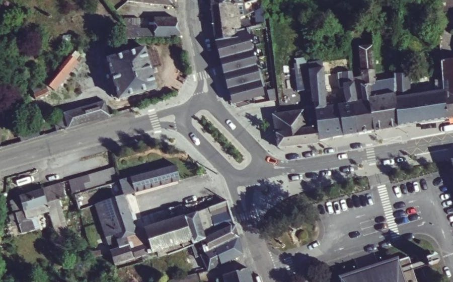 Vue aérienne du Rue Cousin Corbier