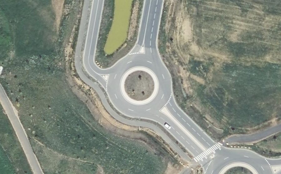 Vue aérienne du Rue de la Croix de Lorraine