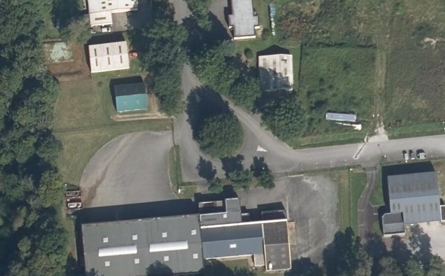 Vue aérienne du Zone de la Croix aux Moines