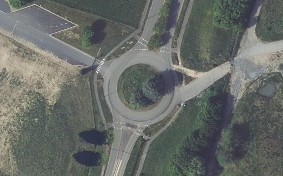 Vue aérienne du Avenue Georges Laine