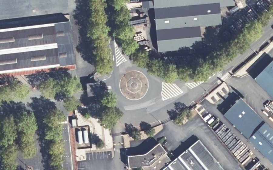 Vue aérienne du Rue François Labrousse