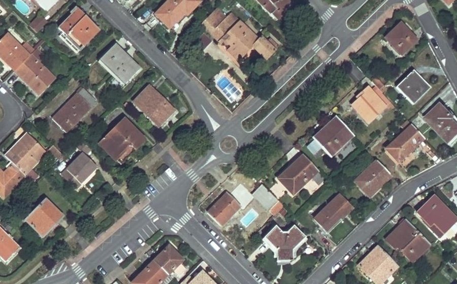 Vue aérienne du Boulevard des Fontanelles