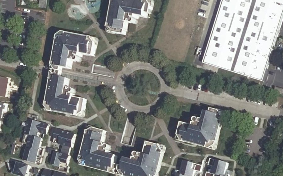 Vue aérienne du Allée Jean Cocteau