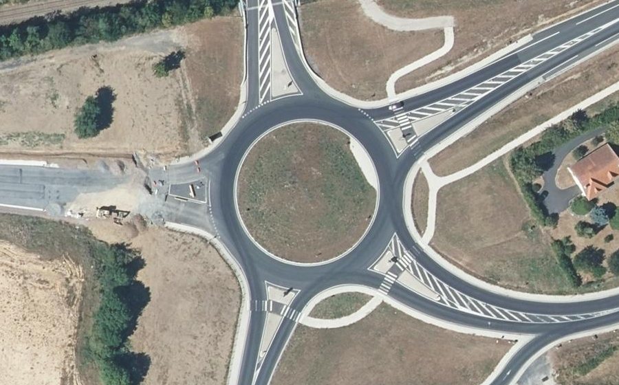 Vue aérienne du Route de Toulouse