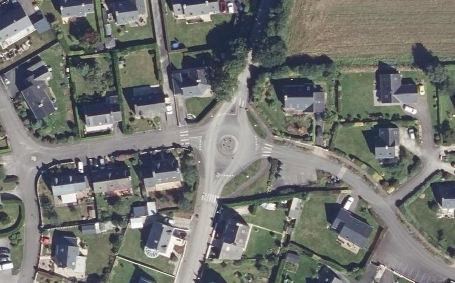 Vue aérienne du Route de Ty Fléhan