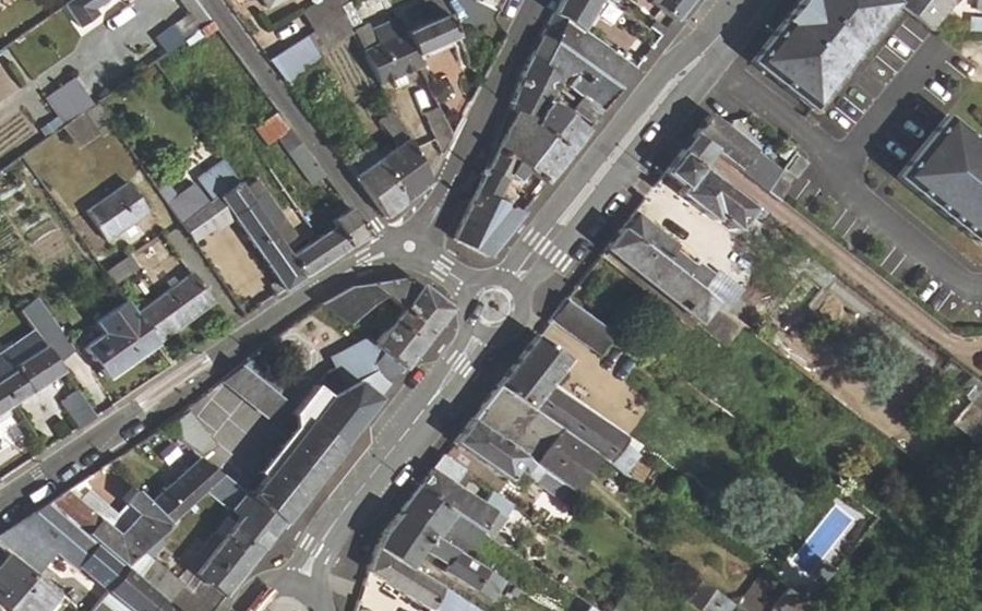 Vue aérienne du Rue du Pont Fouchard