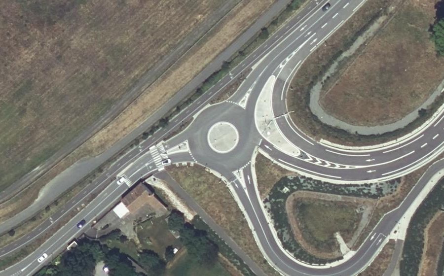 Vue aérienne du Rue Velasquez