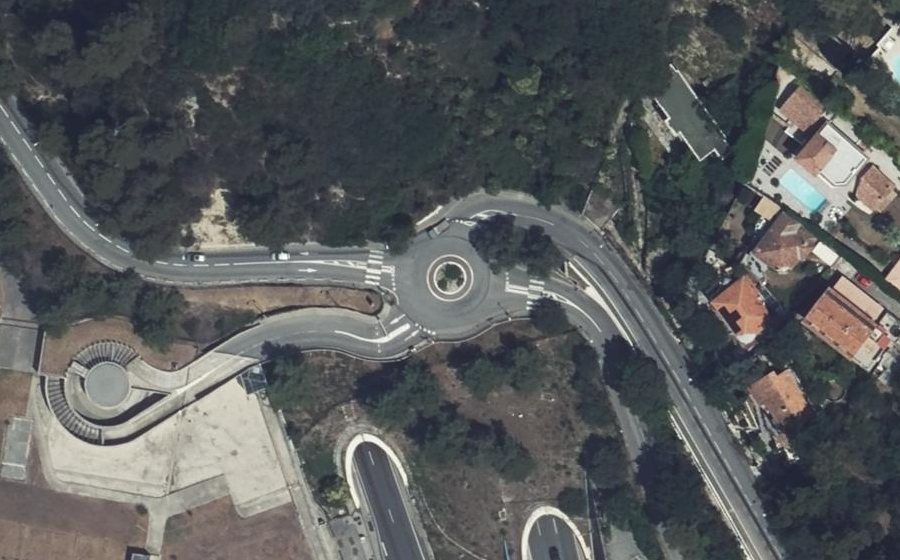 Vue aérienne du Rond-point anonyme n°951722046
