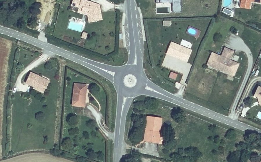 Vue aérienne du Route de Montastruc-la-Conseillère