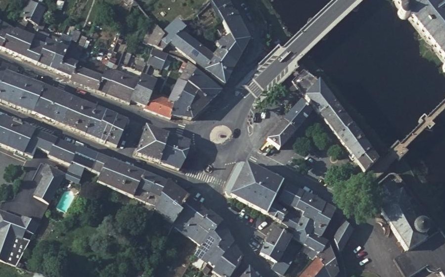 Vue aérienne du Place du Griffoul