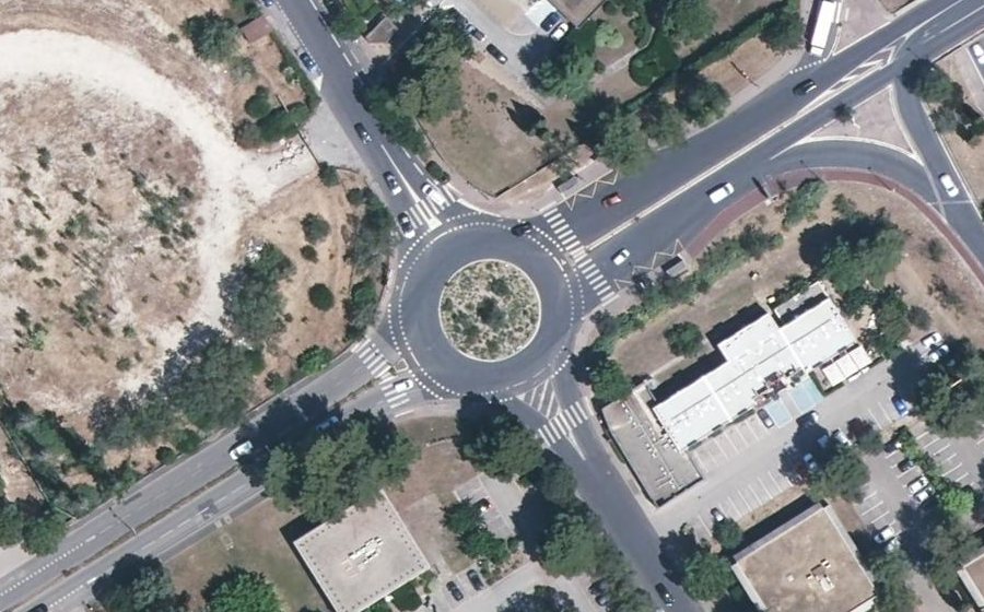 Vue aérienne du Avenue des Apothicaires