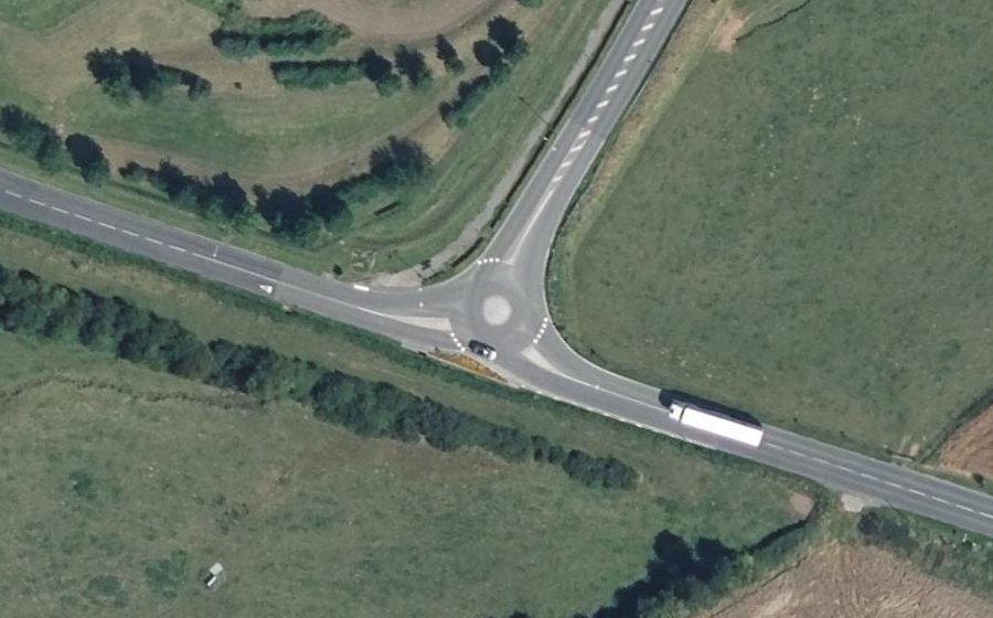 Vue aérienne du Rond-point anonyme n°956652372