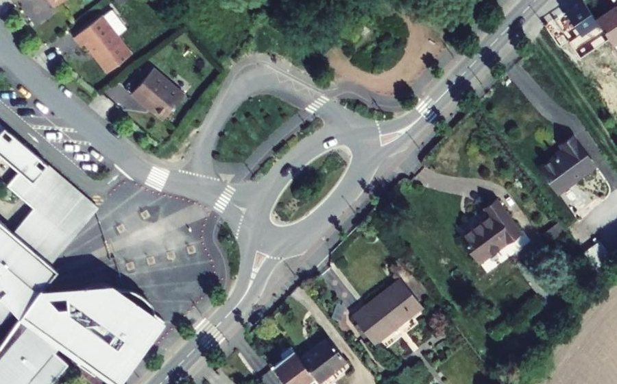 Vue aérienne du Rue Gustave Coliez