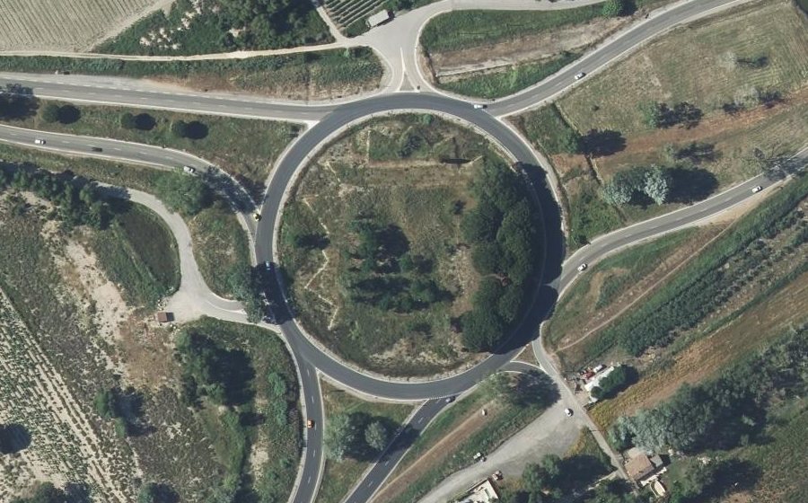 Vue aérienne du Carrefour du Môle