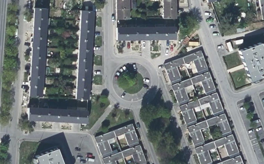 Vue aérienne du Rue Édouard Herriot