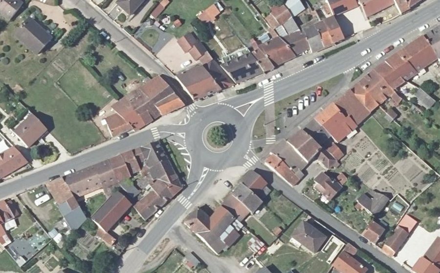Vue aérienne de la Place de la Liberté
