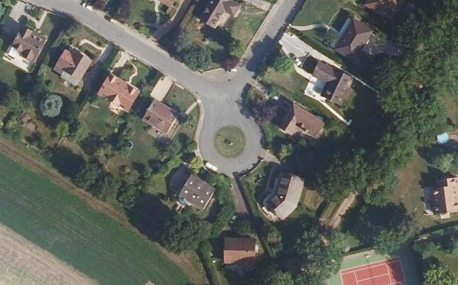 Vue aérienne du Rue de Navarre