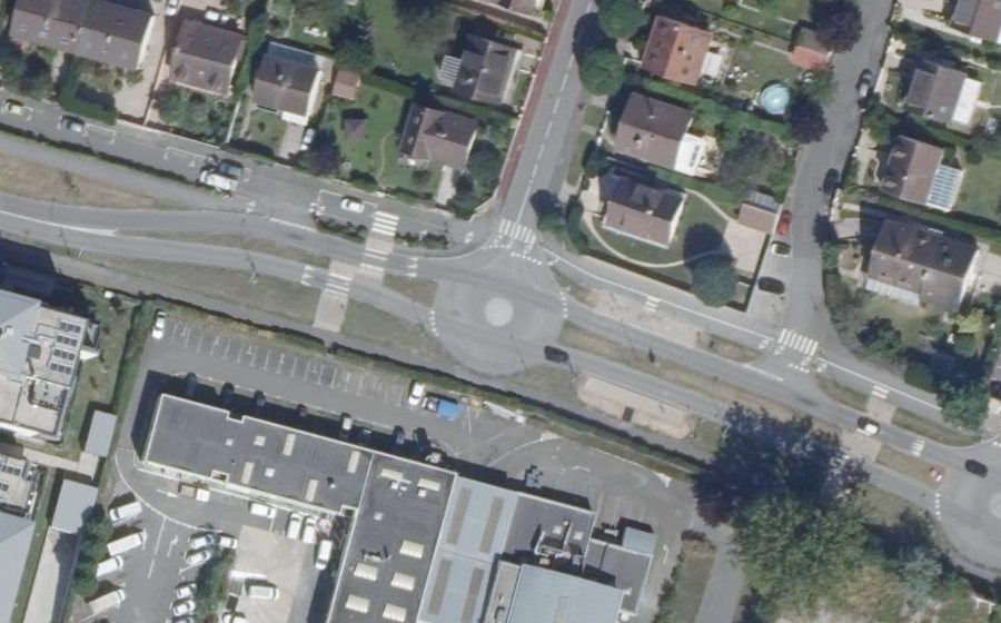 Vue aérienne du Rue de Chevreuse