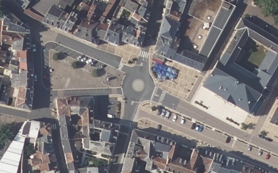 Vue aérienne du Avenue Gambetta