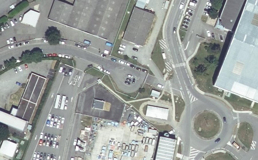 Vue aérienne du Avenue Clément Ader