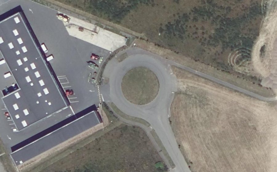 Vue aérienne du Parc d'Activités le Saussey 2