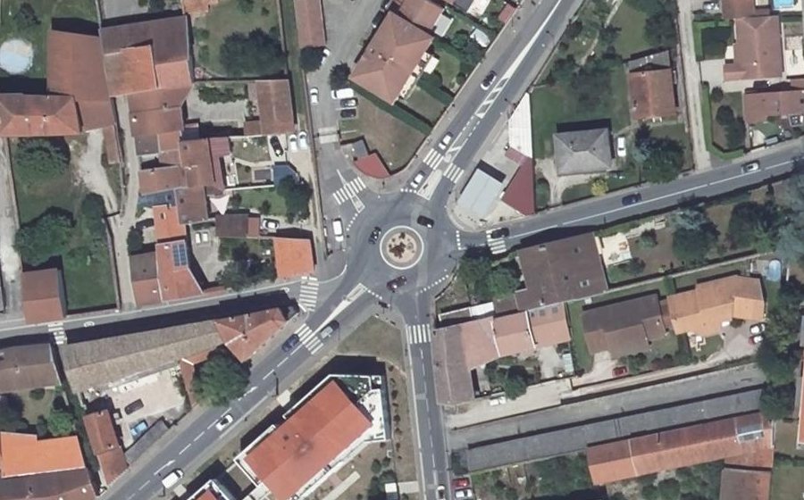 Vue aérienne du Rond-point anonyme n°9636651