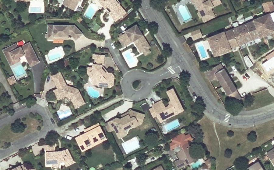 Vue aérienne du Impasse de la Bergerie