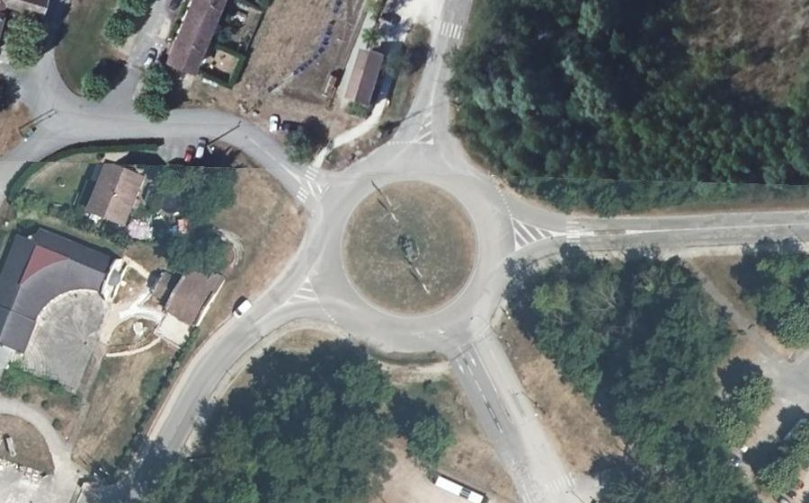 Vue aérienne du Rue des Carrières
