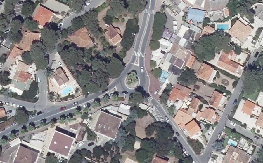 Vue aérienne du Rond-Point