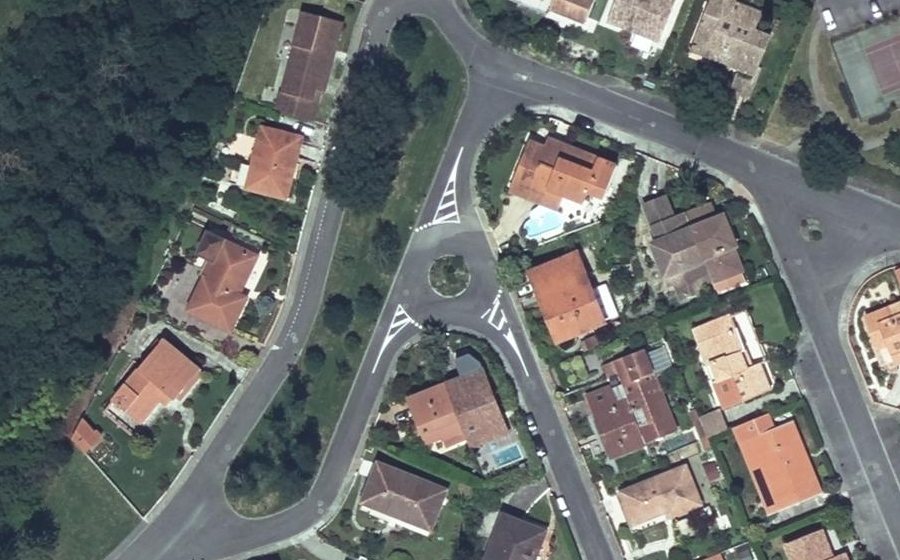 Vue aérienne du Avenue de la Cerdagne