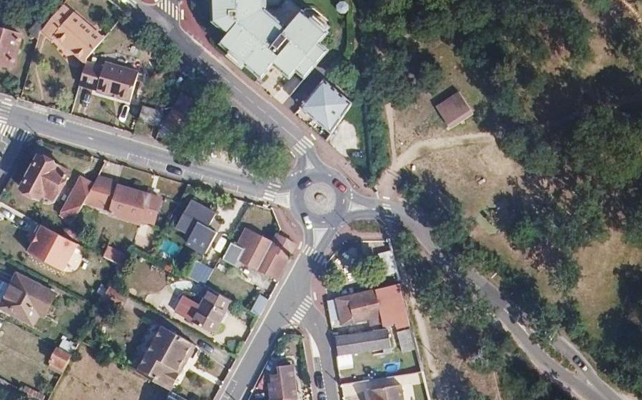 Vue aérienne du Place Henri Barbusse