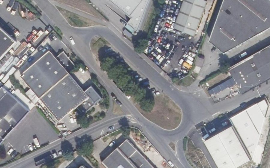 Vue aérienne du Avenue Paul Langevin