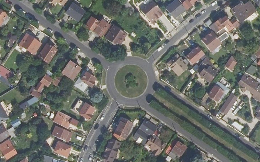 Vue aérienne du Boulevard Pierre Raunet